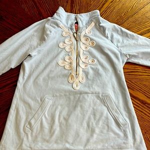 Lilly Pulitzer Light Blue Zip Up